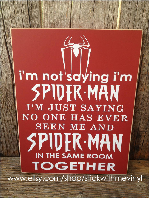 spiderman sign