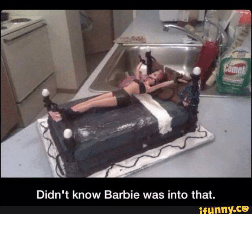 barbie bed funny