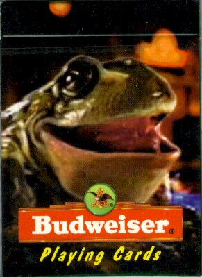 budweiser playing cards