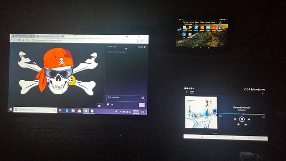 pirate radio setup night time