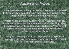 voice analysis